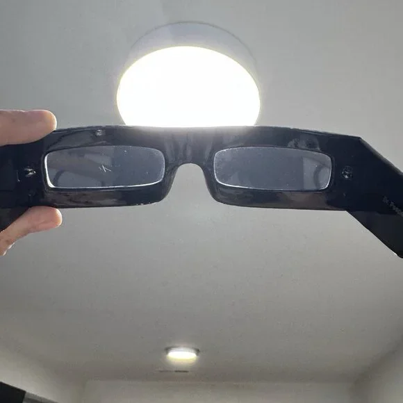 Vintage Dr. Peepers S45801 Black Rhinestone Costume/Fashion Sunglasses - Picture 7 of 9